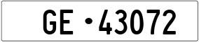 Truck License Plate